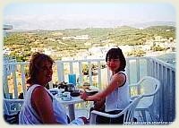 Island of Crete - Breakfast on the Balcony