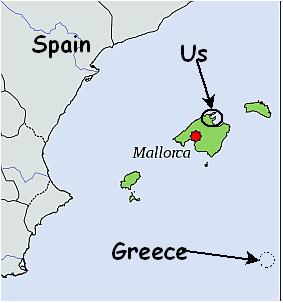 Selkie Dancer - Mallorca Map