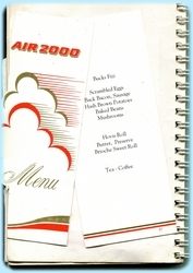 Kefalonia - Air 2000 Menu